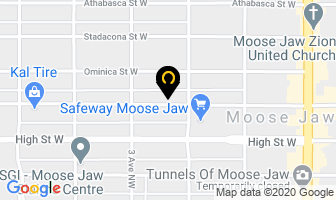Revolution Hair Studio in Moose Jaw map