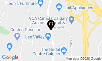Revolve Furnishings in Calgary map