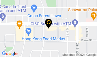 Rexall Drug Store in Calgary map