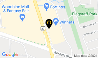 Rexdale Dental Office in Orillia map