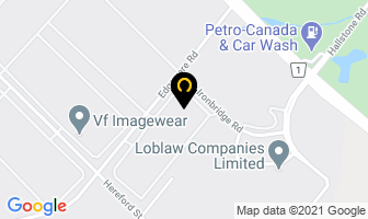 Rheem Canada Ltd in Brampton map