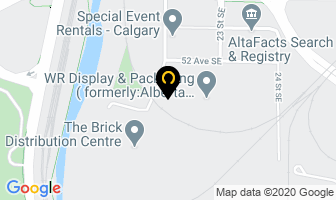 Rhino Finishing Materials Inc in Calgary map