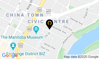 Rhythmic Gymnastics Manitoba in Winnipeg map