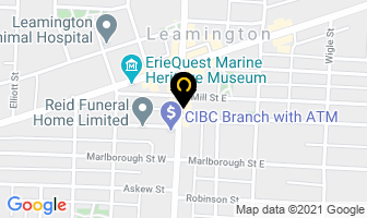 Ria in Leamington map