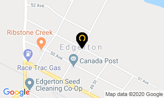 Ribstone Colony Corral Panels in Edgerton map