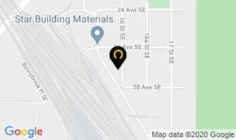 Ribtor Warehouse in Calgary map