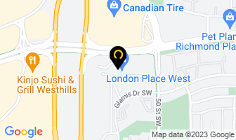 Richmond Dental Clinic in Calgary map
