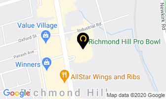 Richmond Hill Pro Bowl in Sydney map