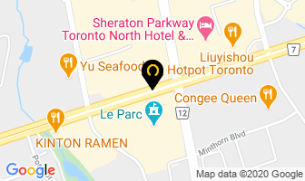 Richmond Market Inc in Thornhill map