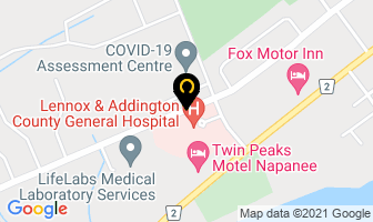 Richmond Medical Centre in Napanee map