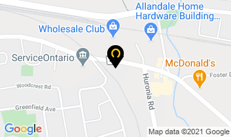Richview Lawn Equipment Ltd in Barrie map