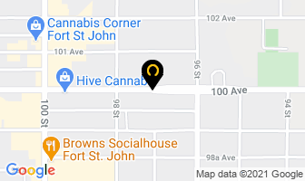 Rick Walters Re/max Action Realty in Fort St. John map