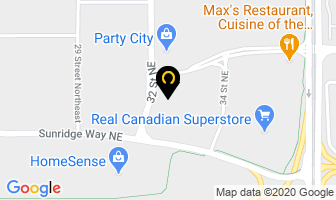 Ricky's All Day Grill Sunridge in Calgary map