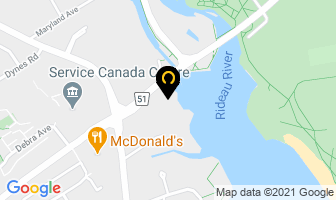 Rideau Canoe Club in Guelph map