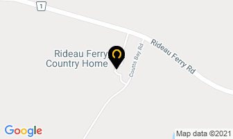 Rideau Ferry Country Home in Perth map