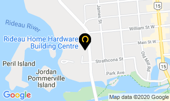 Rideau Home Hardware Building Centre in Montreal map