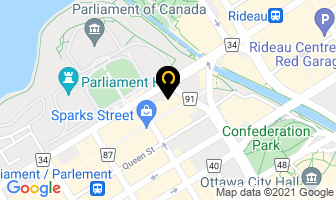 Rideau Institute in Guelph map