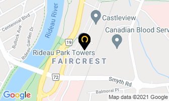 Rideau Park Towers in Guelph map