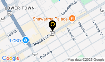 Rideau River Dental in Ottawa map