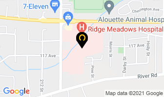 Ridge Meadows Hospital Foundation in Stratford map