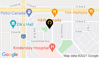 Ridgeline Canada Inc in Kindersley map