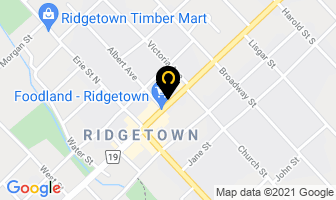 Ridgetown Dental Centre in Chatham-Kent map