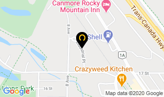 Ridgewood Signcrafters in Canmore map