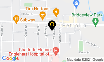Riedl F W Dr in Petrolia map