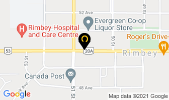 Rimbey Foods in Rimbey map