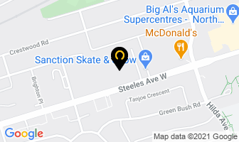 Rinas Hair Studio Inc in Vaughan map