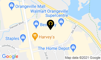 Riocan Property Services in Orangeville map