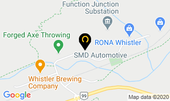 Riser Holdings in Whistler map