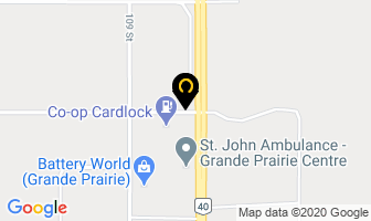 Risley Equipment in Grande Prairie map