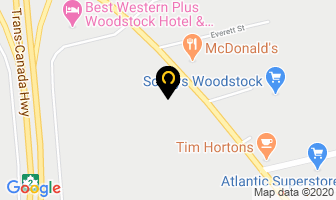 Ritcey Hearing in Woodstock map