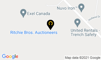 Ritchie Bros Auctioneers in Caledon map