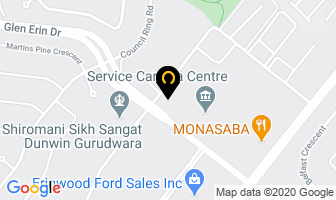 Ritebite Orthodontics in Mississauga map