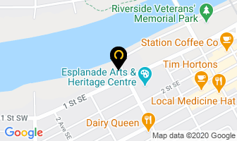 River Dental in Medicine Hat map
