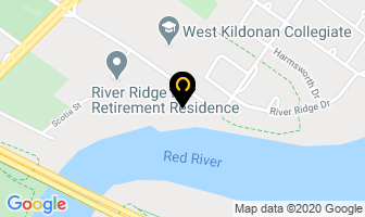 River Ridge Retirement Residence in Winnipeg map