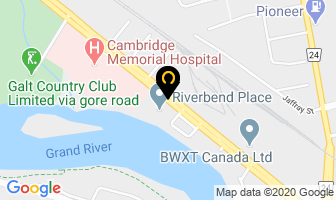 Riverbend Place Retirement Community in Cambridge map