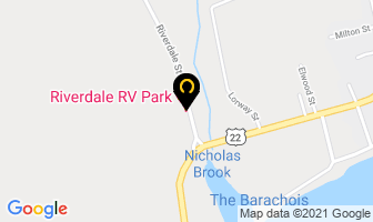 Riverdale Rv Park in Cape Breton map