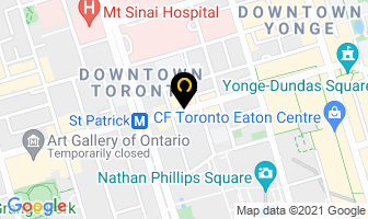 Riverfront Medical Evaluations in Toronto map