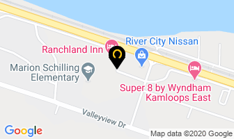 Rivershore Chrysler Jeep in Kamloops map