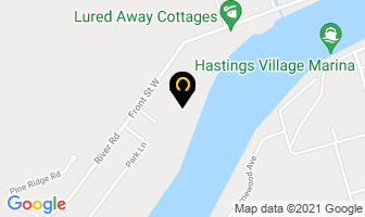 Riverside Auction Hall in Trent Hills map