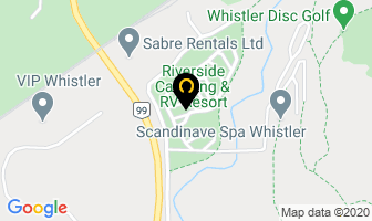 Riverside Cafe And Catering in Whistler map