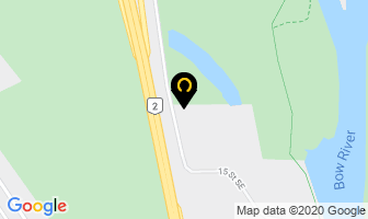 Riverside Golf Park in Calgary map