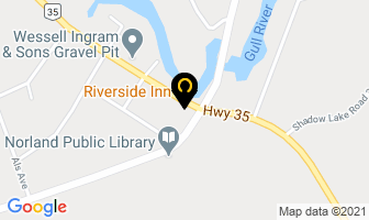 Riverside Inn in Kawartha Lakes map