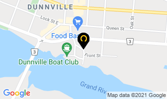 Riverside Marina in Amherstburg map