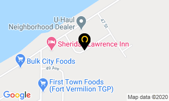 Riverside Takeout in Fort Vermilion map