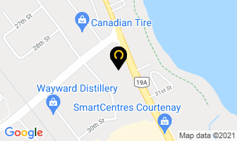 Riverside Wines in Courtenay map