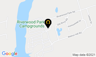 Riverwood Park Campgrounds in Lindsay map